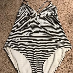 Brand new old navy striped bathing suit